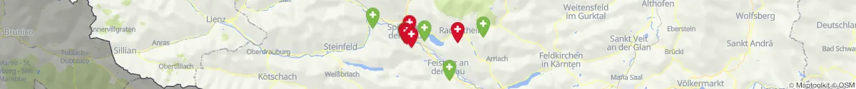 Map view for Pharmacies emergency services nearby Millstatt am See (Spittal an der Drau, Kärnten)